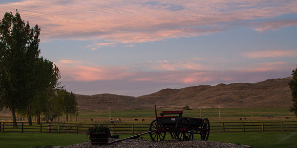 Sunrise at the UCross Ranch